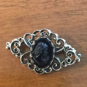 Vintage cameo pin